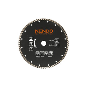 KENDO ΔΙΑΜΑΝΤΟΔΙΣΚΟΙ TURBO ΥΓΡΑΣ &amp; ΞΗΡΑΣ ΚΟΠΗΣ 230MM 61217112