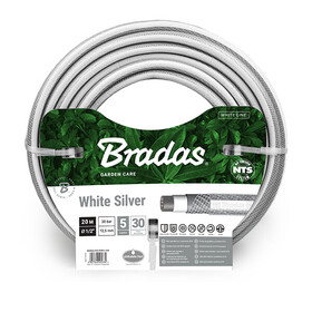 BRADAS ΛΑΣΤΙΧΟ ΚΗΠΟΥ NTS ΧΡΩΜΑΤΟΣ ΑΣΗΜΙ 1/2&quot;-20m WWS1220