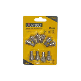 UYUSTOOLS ΣΕΤ 10ΤΜΧ ΜΥΤΕΣ ΓΙΑ ΒΙΔΕΣ ΓΥΨΟΣΑΝΙΔΑΣ PH2X25mm BTT25H2